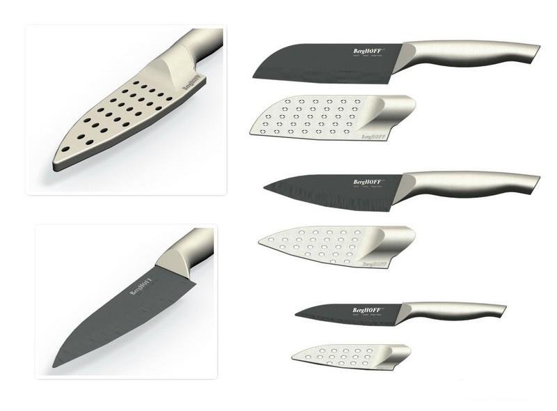Купити Набор ножей 3пр. ECLIPCSE керамическим покрытием BergHOFF (3700419)