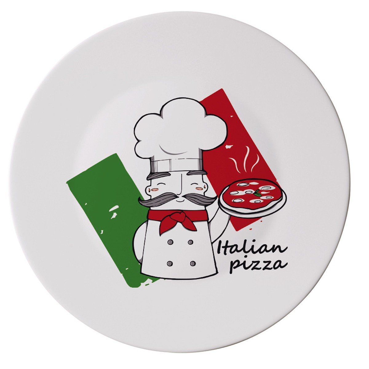 Купити Тарелка для пиццы 33 см декор "Chef" (419320F77321754)