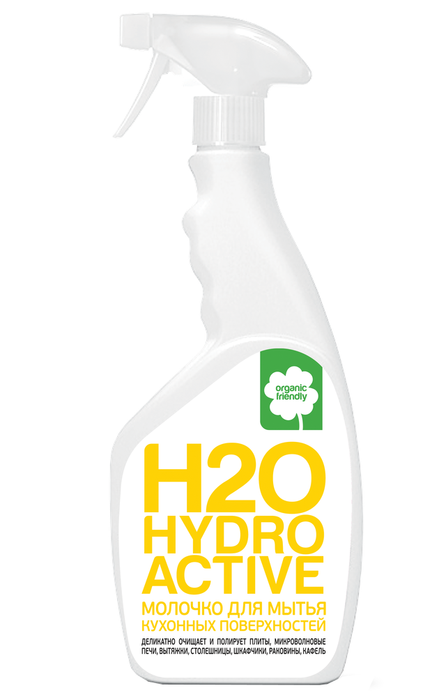 Купити Молочко для мытья кухонных поверхностей Green Clean H2O Hydro Active 500 мл (H2O01499)