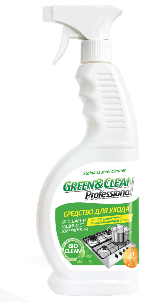 Купити Средство по уходу за поверхностями из нержавеющей стали 650 мл Green Clean (GC00157)