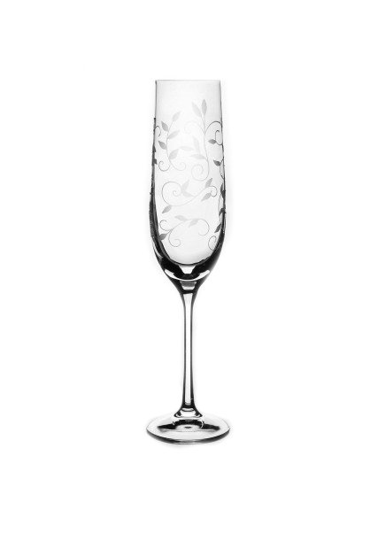 Купити Набор бокалов Bohemia Viola для шампанского Lido  6 шт 190 мл (06-03-190-6-018)