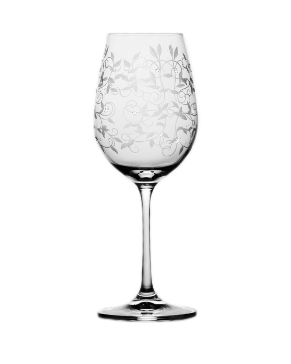 Купити Набор бокалов Viola для вина (Lido 350 Swarovski) 6 шт Bohemia (06-02-350-6-017)
