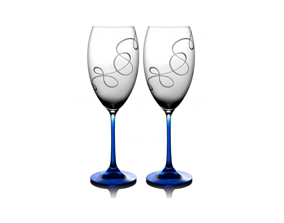 Купити Набор бокалов Bohemia Grandioso для вина 600 (Compliment кобальт) 2 шт (31-02-600-2-090)