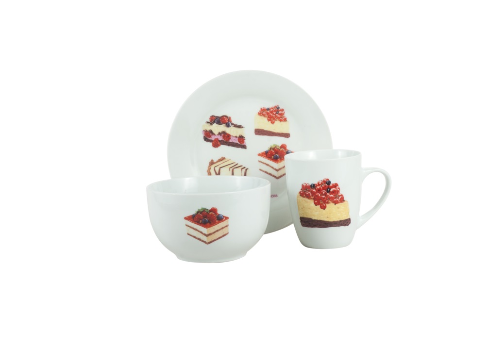 Купити Сервиз Limited Edition SWEET CAKE для завтрака 3 предмета (HYT17152)