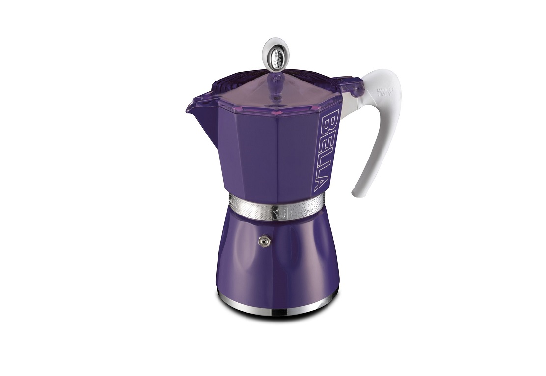 Купити Гейзерная кофеварка GAT BELLA фиолетовая на 9 чашки (103809 фіолет)   