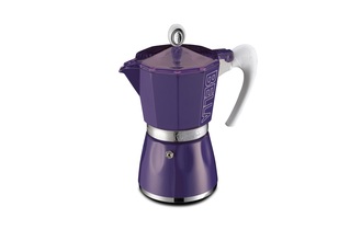 Купить Гейзерная кофеварка GAT BELLA фиолетовая на 9 чашки (103809 фіолет)   