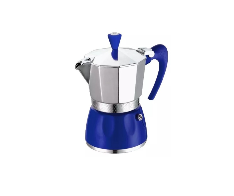 Купити Гейзерная GAT DELIZIA кофеварка синяя на 9 чашек (100009 синя)  