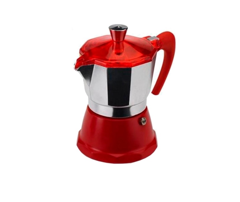 Купити Гейзерная кофеварка GAT FANTASIA красная на 6 чашек (106006 червона)  