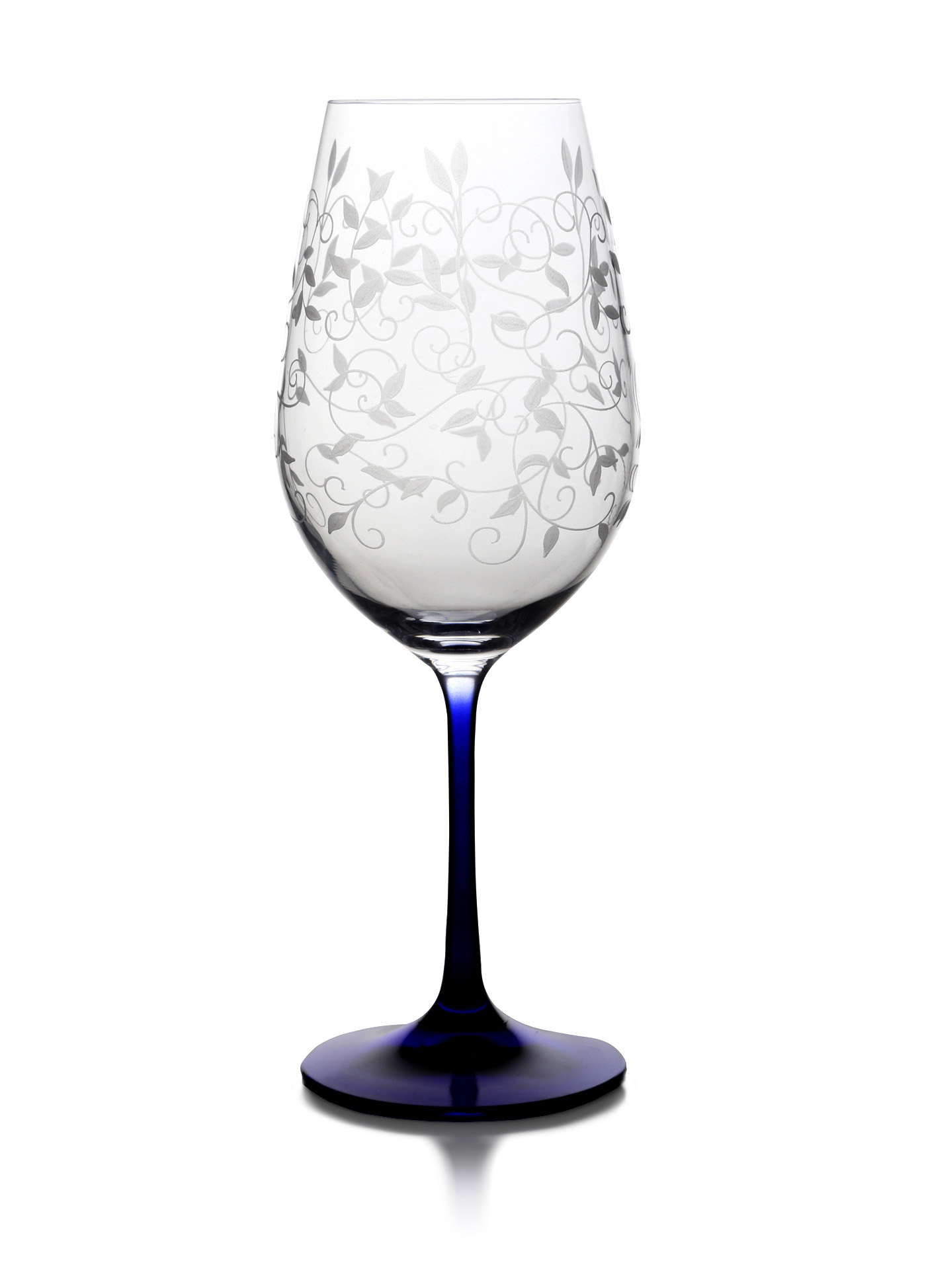 Купити Набор бокалов Bohemia Viola для вина (Lido 450 кобальт) 6 шт (06-02-450-6-047)