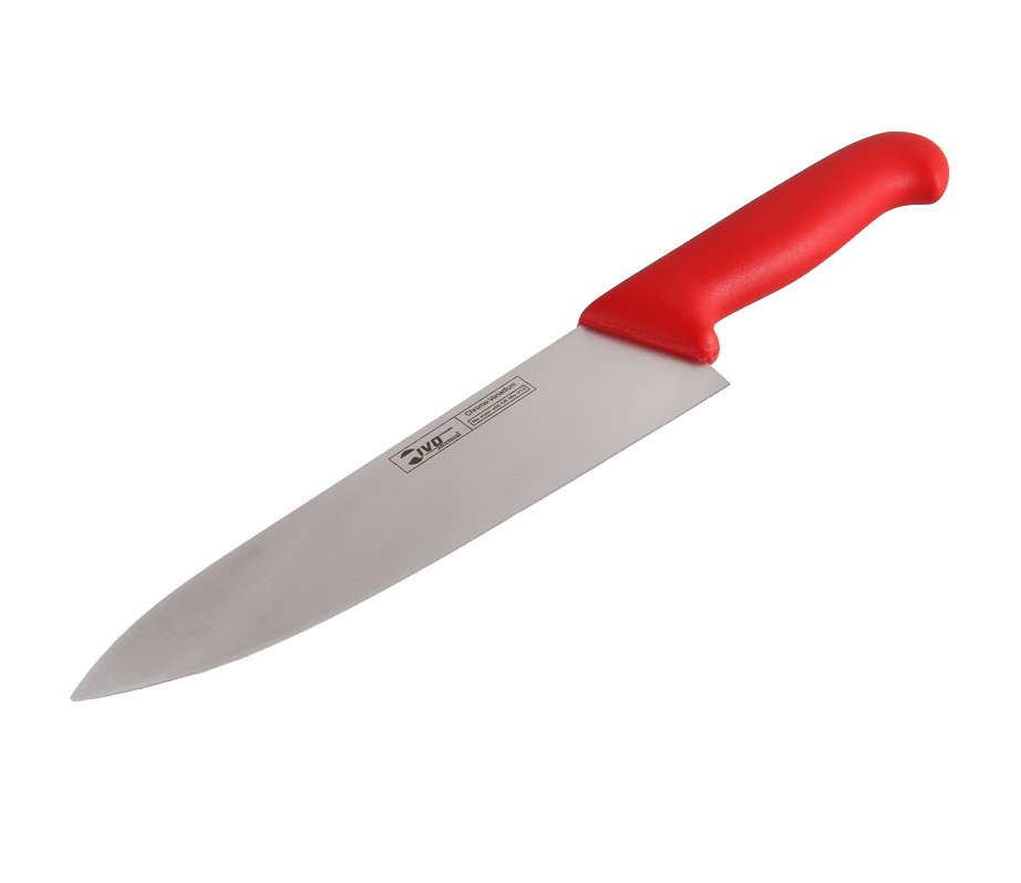 Купити Нож мясника IVO Professional Line 20 см красный профессиональный (55488.20.09)