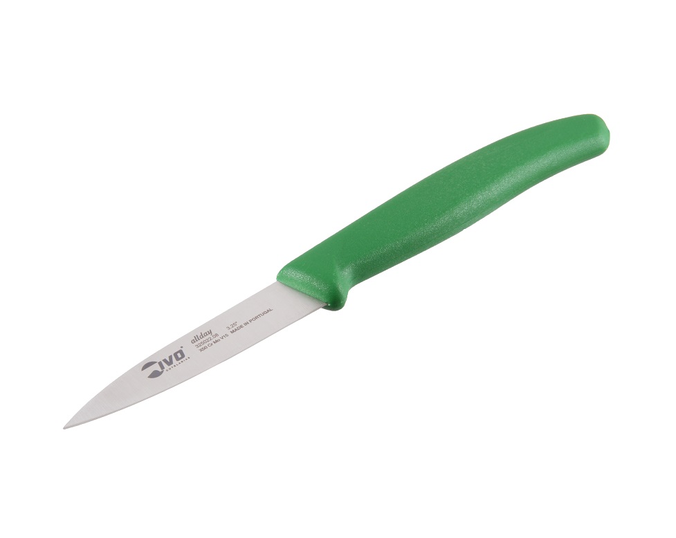 Купити Нож IVO для чистки овощей 7,5 см зеленый (325022.08.05)