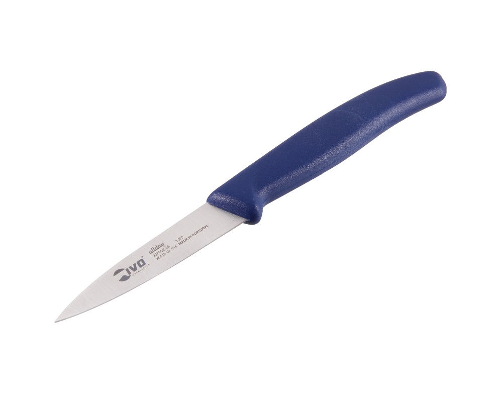 Купити Нож IVO для чистки овощей 7,5 см синий (325022.08.07)