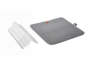 Купить Сушилка для посуды METALTEX DRY-TEX 45х40х7 см серый металлик покрытие Polytherm (320580)
