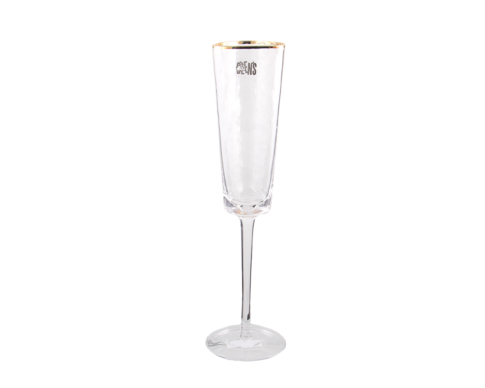 Купити Бокал OLENS для шампанского Прозрачный трайангел 150 мл (TR002)